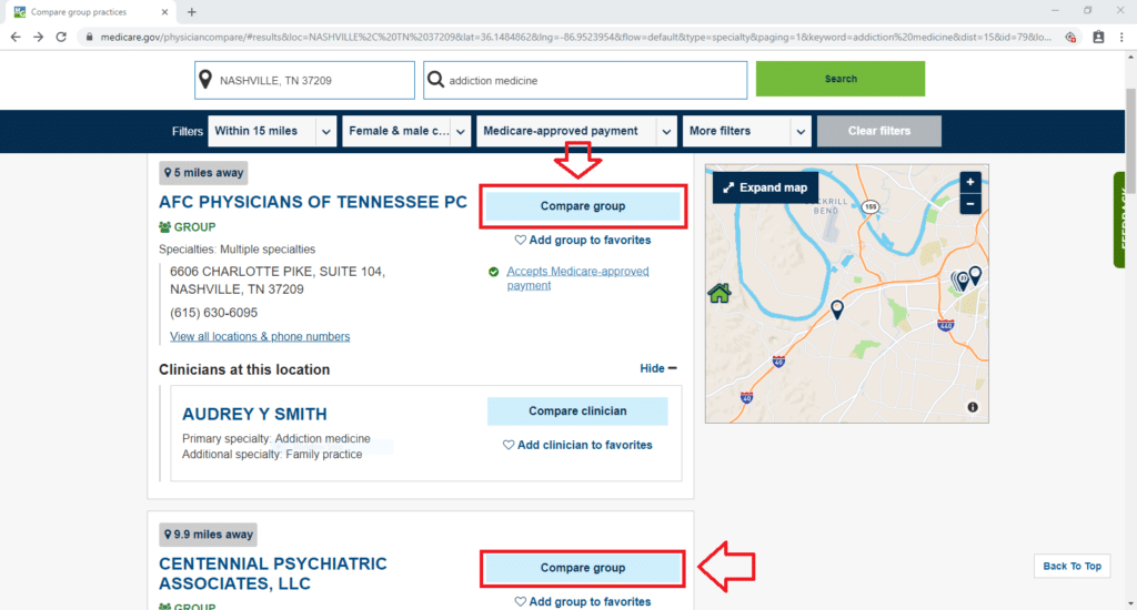 How to Find Approved Medicare Alcohol Treatment and Drug Rehab Step 2 | Medicare Plan Finder